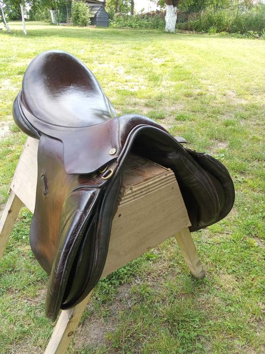 siodło wszechstronne brązowe 18 18,5'' skokowe