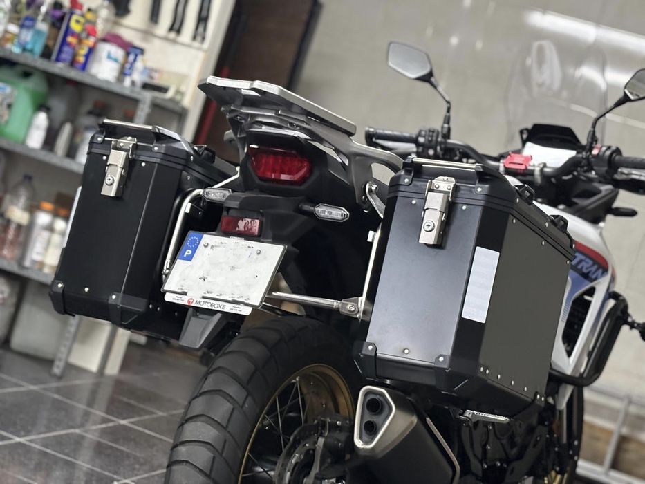 (NOVO) Malas Laterais + Top case Honda Transalp 750