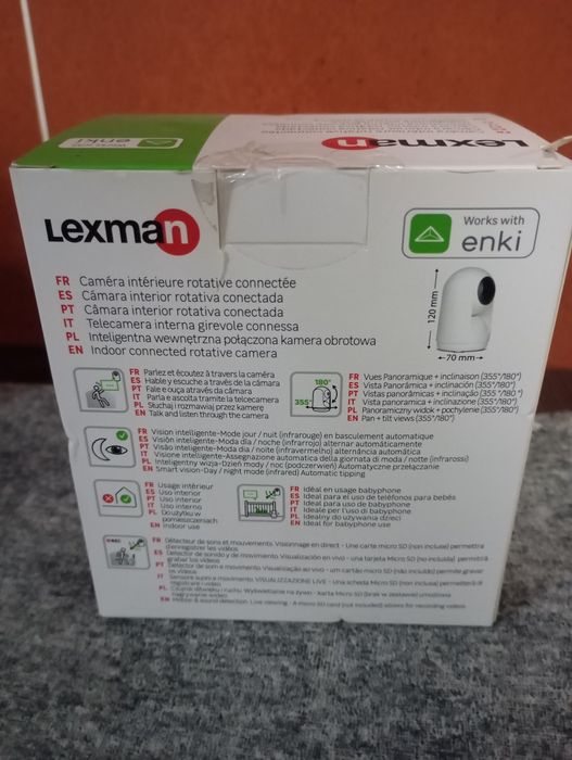 Câmara de videovigilância rotativa Lexman