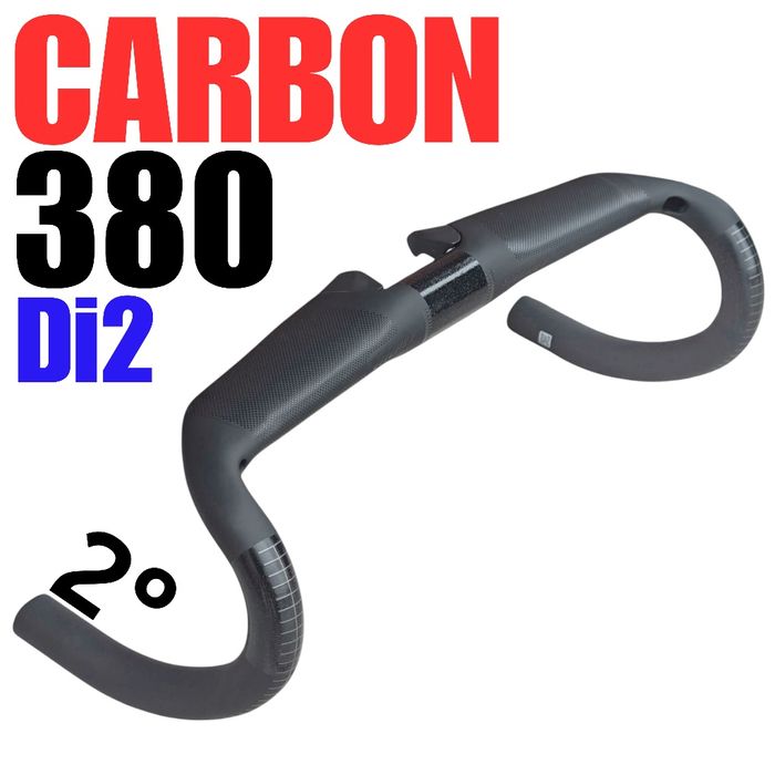 Carbon! VITCHEY 380 mm kierownica carbonowa gravel baranek szosowa 38