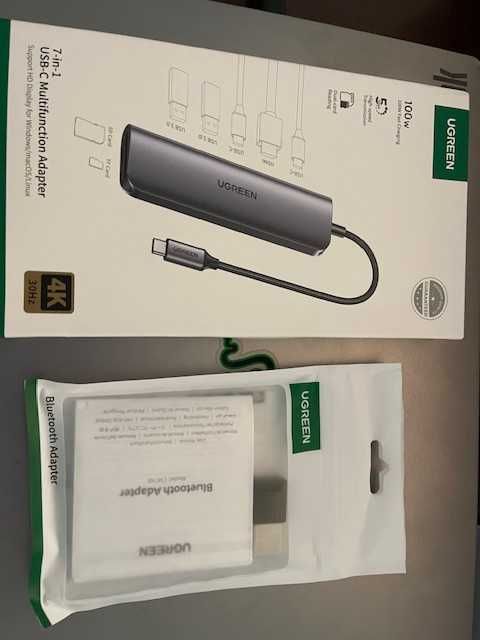 Pack Hub USB + USB Bluetooth 5.4 + fichas RJ45 CAT 7