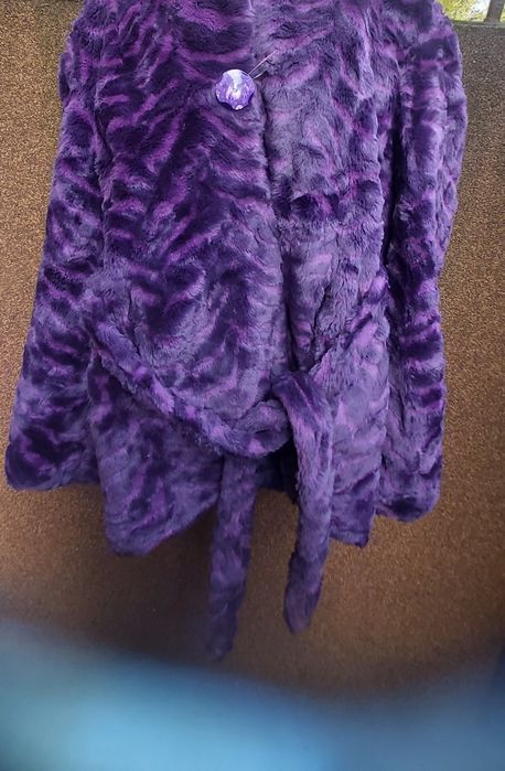 Futerko z kapturem fioletowe