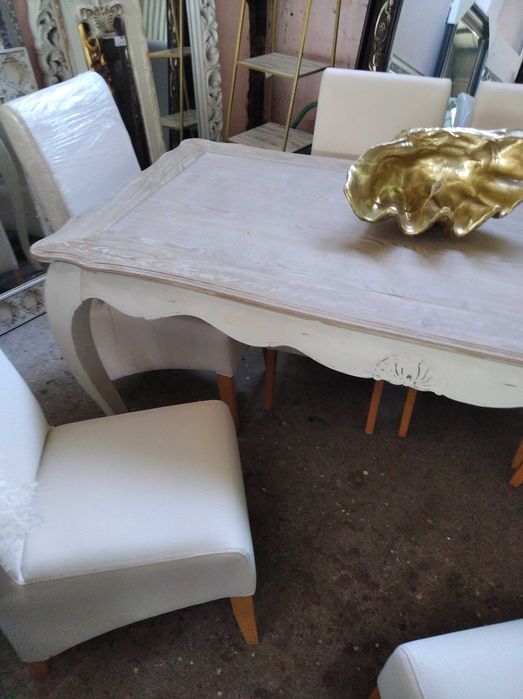 Stół prowansalski plus  6 foteli