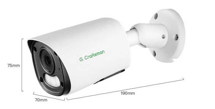 Nowa Kamera IP 6MP G.Craftsman POE IR Onvif Full HD zapis na MicroSD !