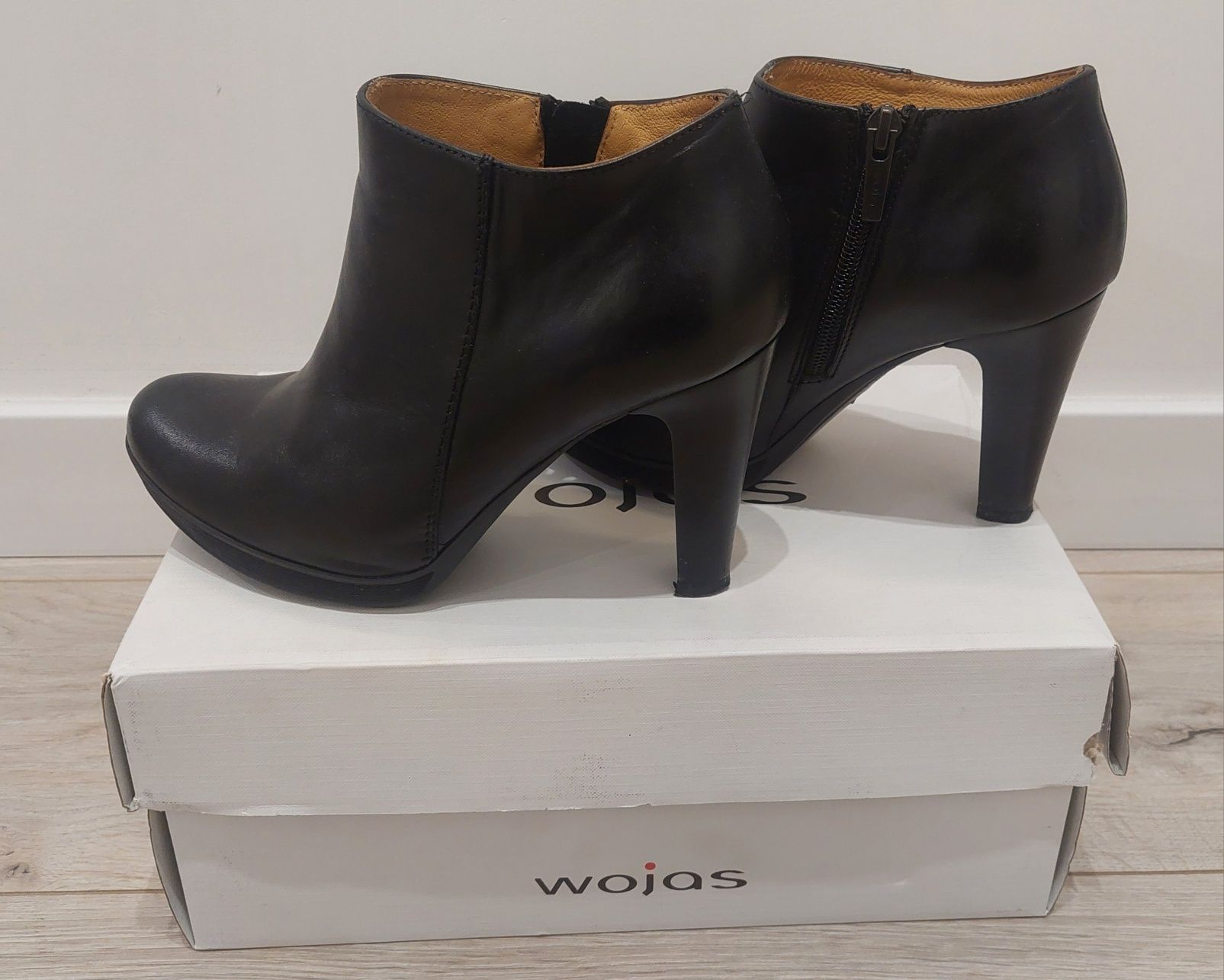 Botki WOJAS r. 37 jak nowe!
