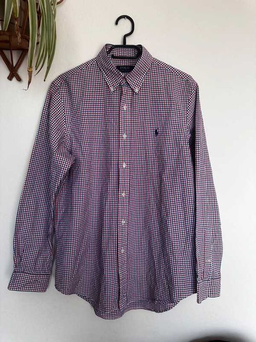 Polo Ralph Lauren koszula w kratkę, stan idealny jak nowa, okazja