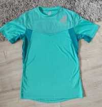 DELIVEROO turkusowa koszulka sportowa termoaktywna t-shirt L 40
