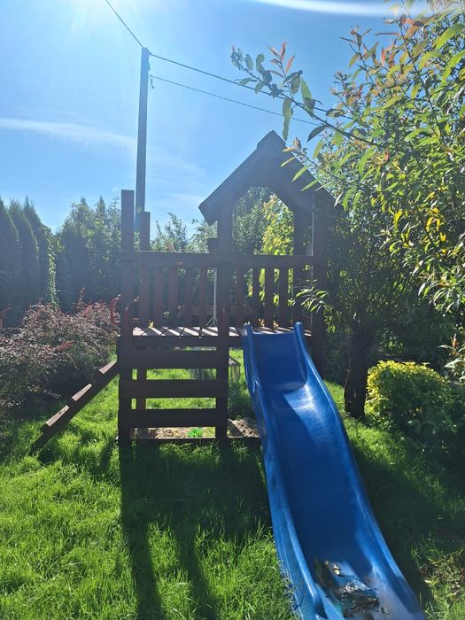 Plac zabaw drewniany