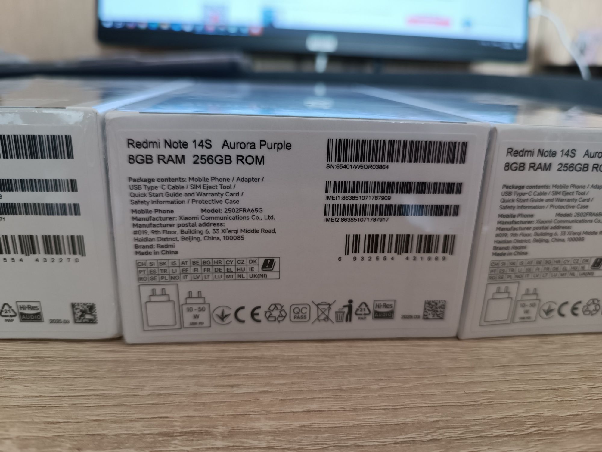 Xiaomi redmi note  14s 8/256 nfc 200Mp 67w amoled