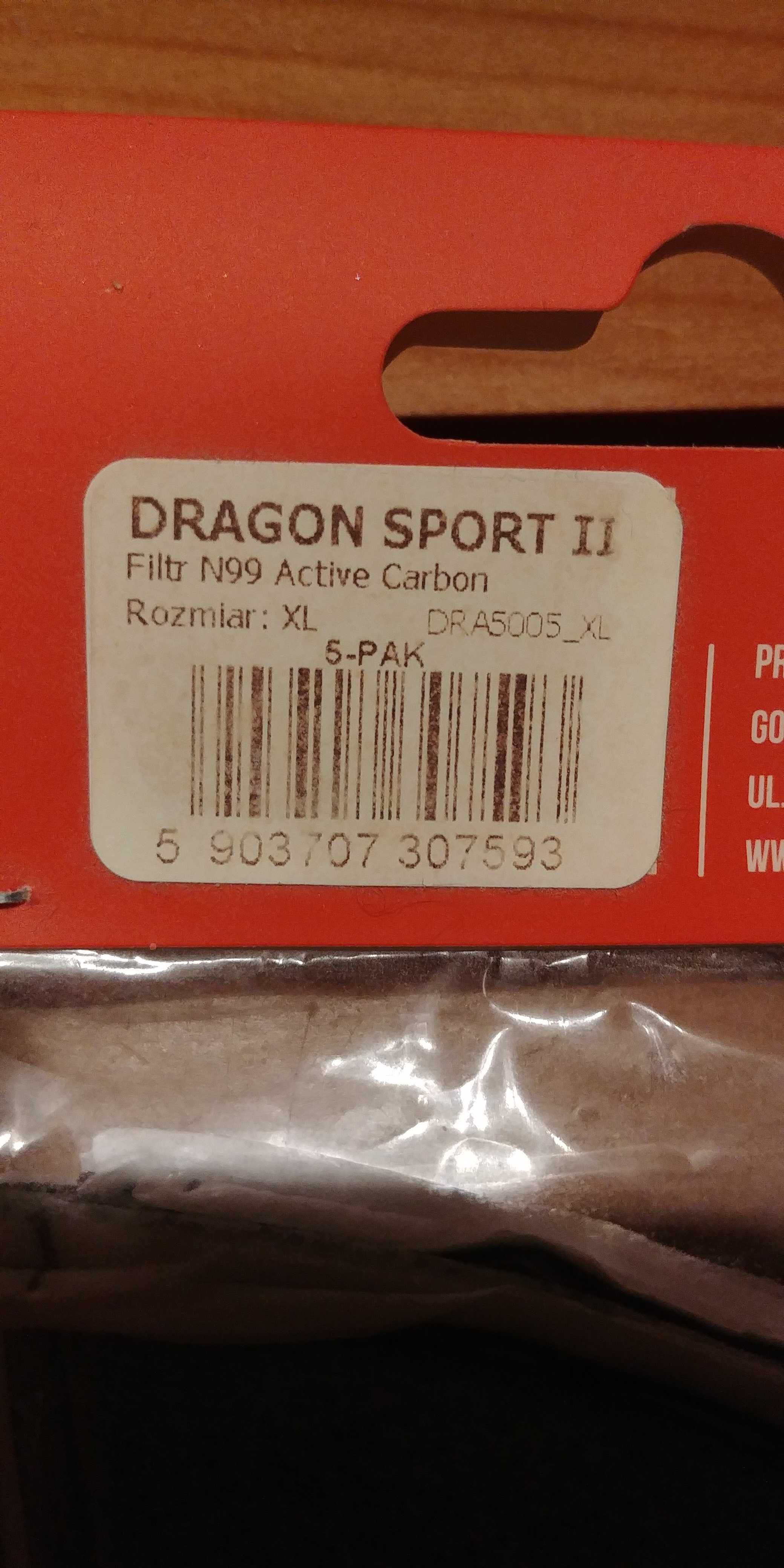 Filtry do masek DragonMask - Dragon Sport II 3+1gratis