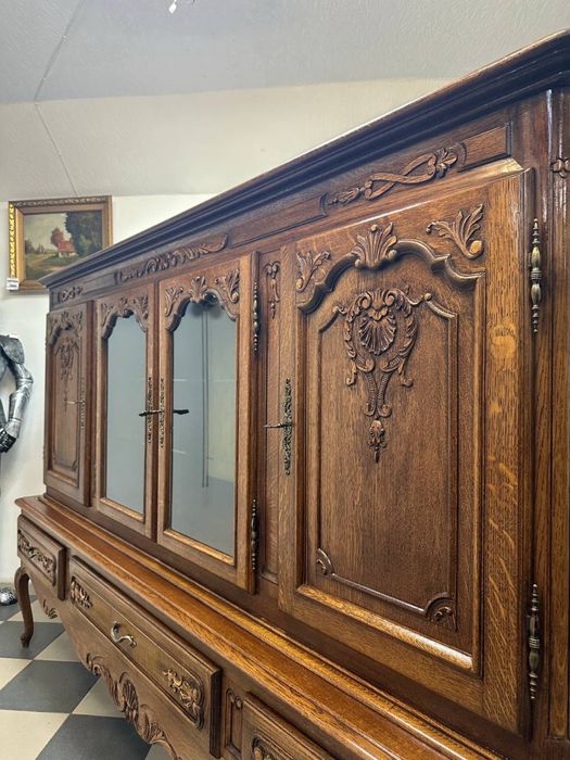 Вітрина сервант Франція дерево витрина дуб 3665