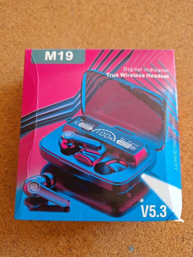 słuchawki bezprzewodowe bluetooth M19