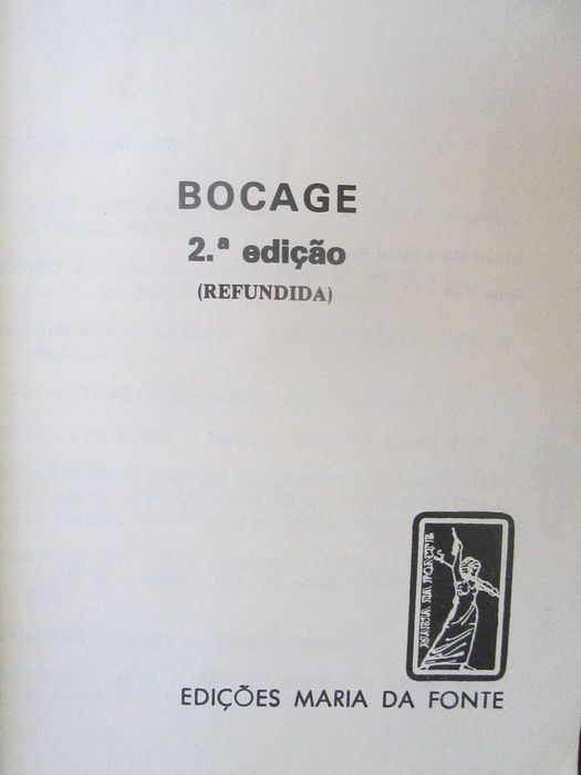 Bocage, de Romeu Correia