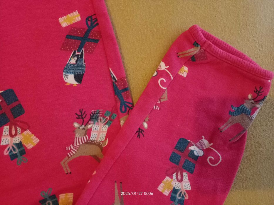 Spodnie legginsy święta 122