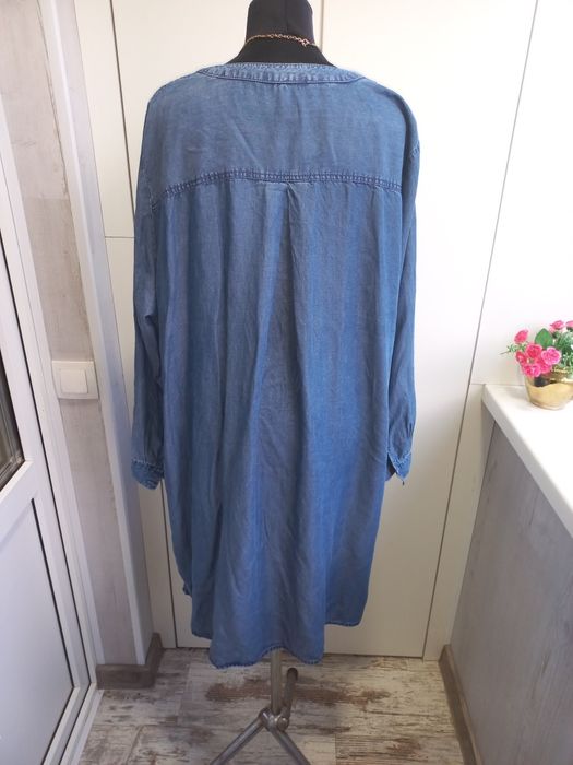 Батальна джинсова туніка! Розмір 64-68!