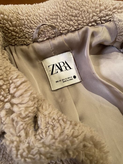 ZARA шубка тедді
