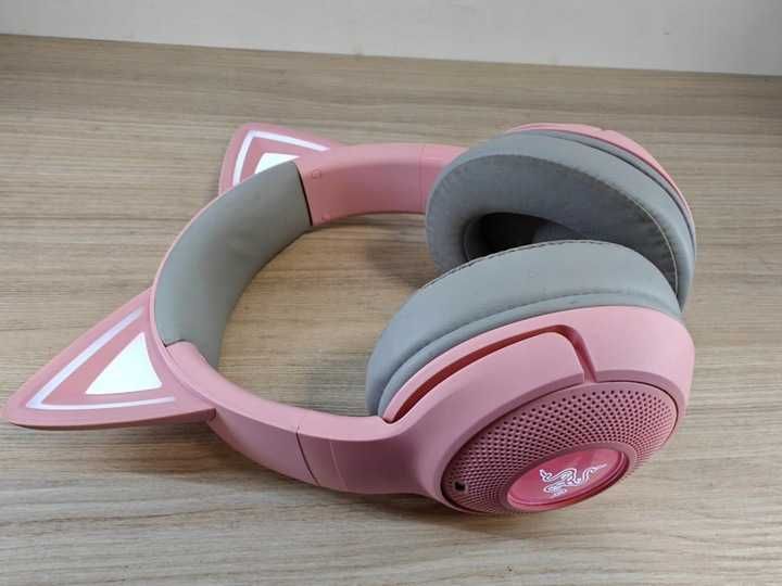 Słuchawki bezprzewodowe nauszne Razer Kraken Kitty v2 BT Quartz