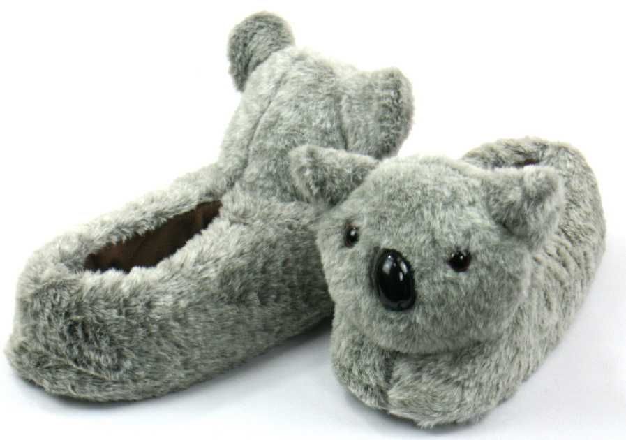 Kapcie dziecięce przytulne zwierzaki MISIE miś KOALA 34/35