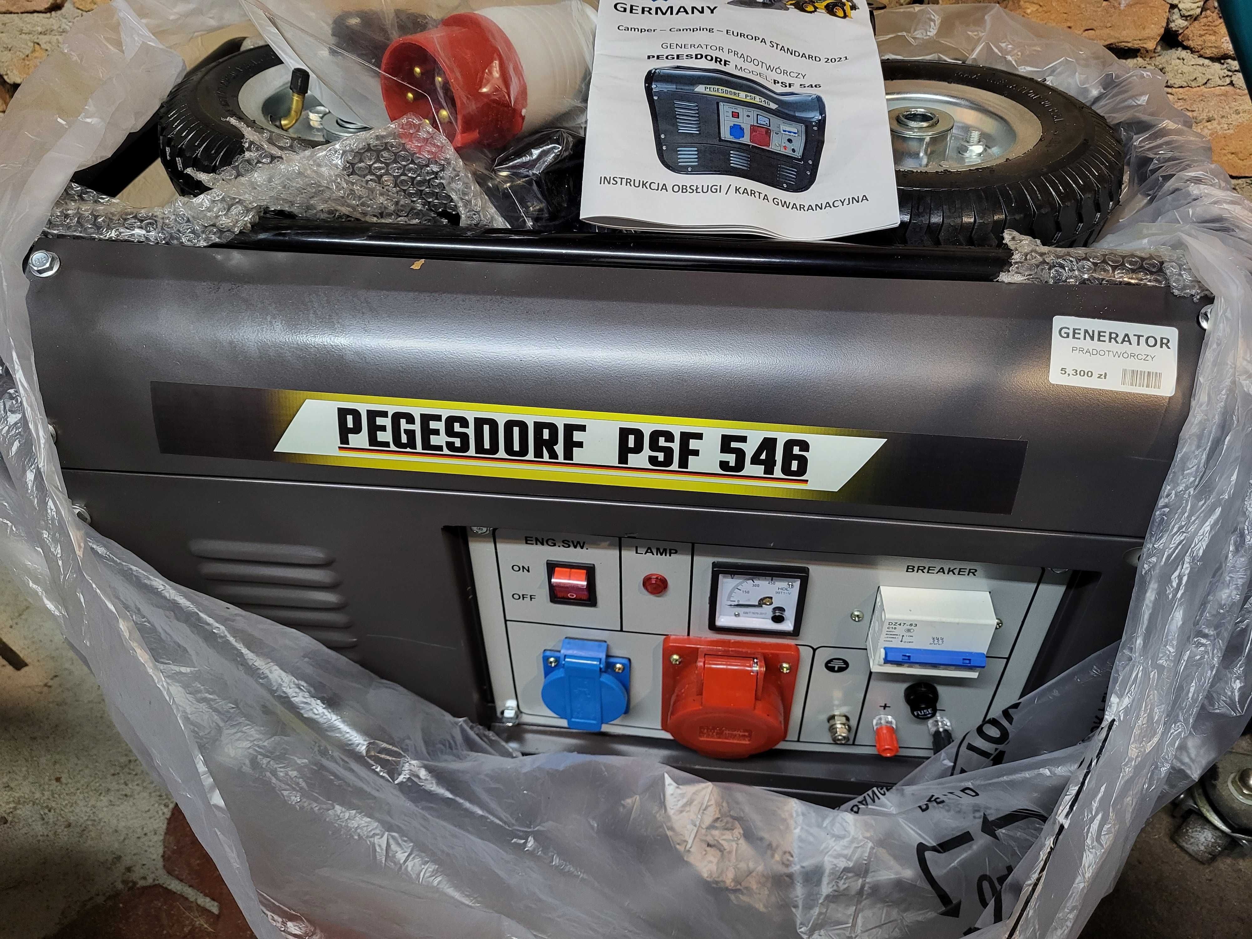 Agregat prądotwórczy generator prądu 6,7 KW trójfazowy