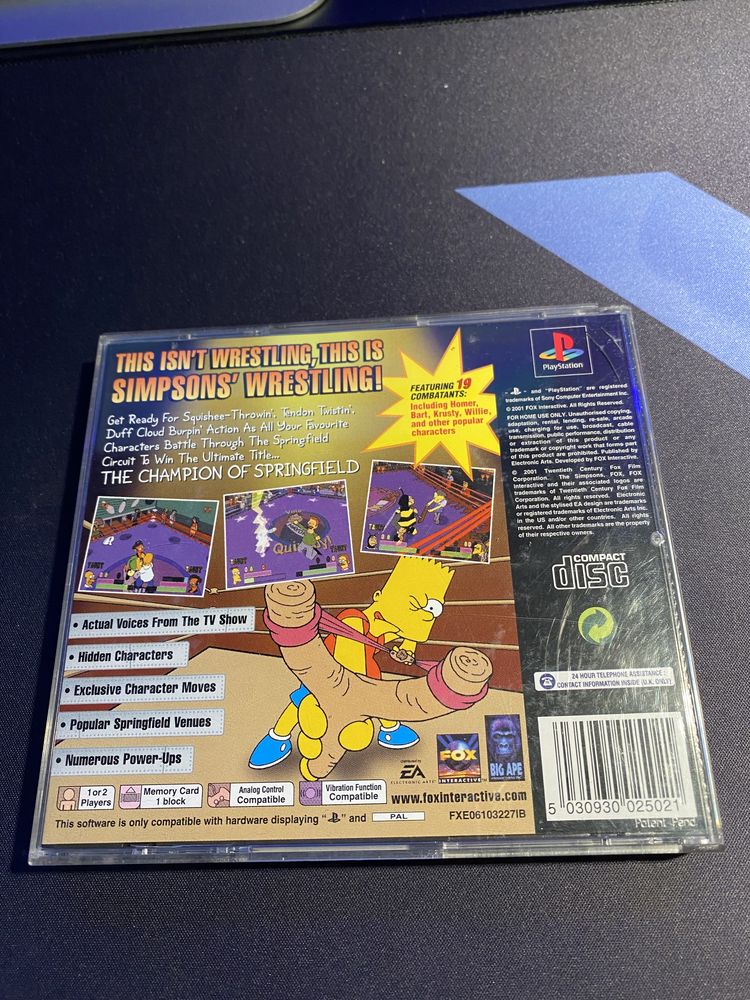 The Simpsons Wrestling PSX