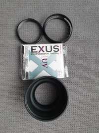 Marumi Exus UV 49mm. Adapter, osłona przeciwsłoneczna.