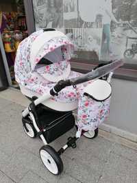 Nowy kwiatuszkowy wózek 2w1 Faster3 Baby Merc