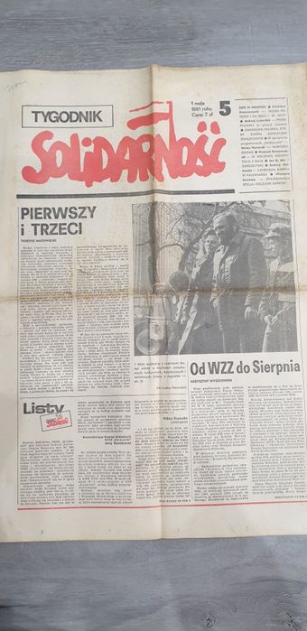 Stare gazety czasopisma Solidarność PRL antyki starocie zabytki pamiąt