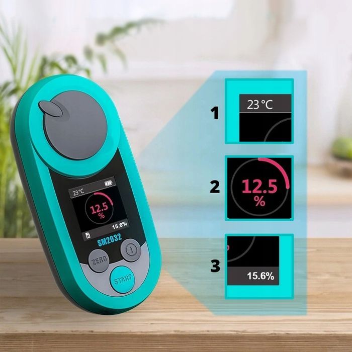 Refraktometr Cyfrowy Miernik Cukru Tester Brix0-32