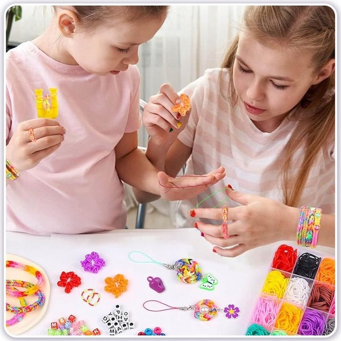 Zestaw Gumek Gumki Do Robienia Bransoletek Kreatywny Mocne Xxl Kolory