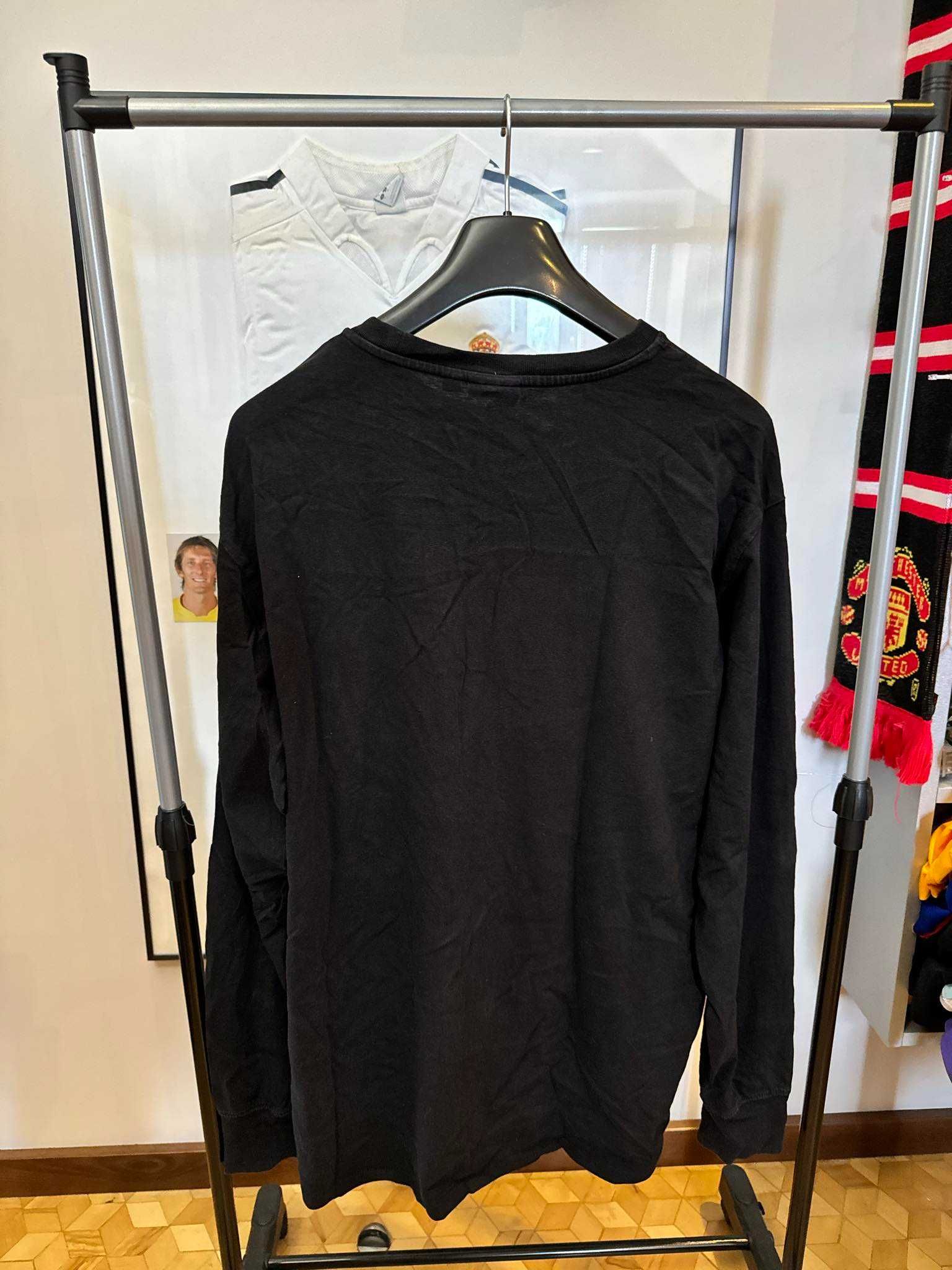 bluza Napapijri Center Logo Spellout Sweatshirt Black XL