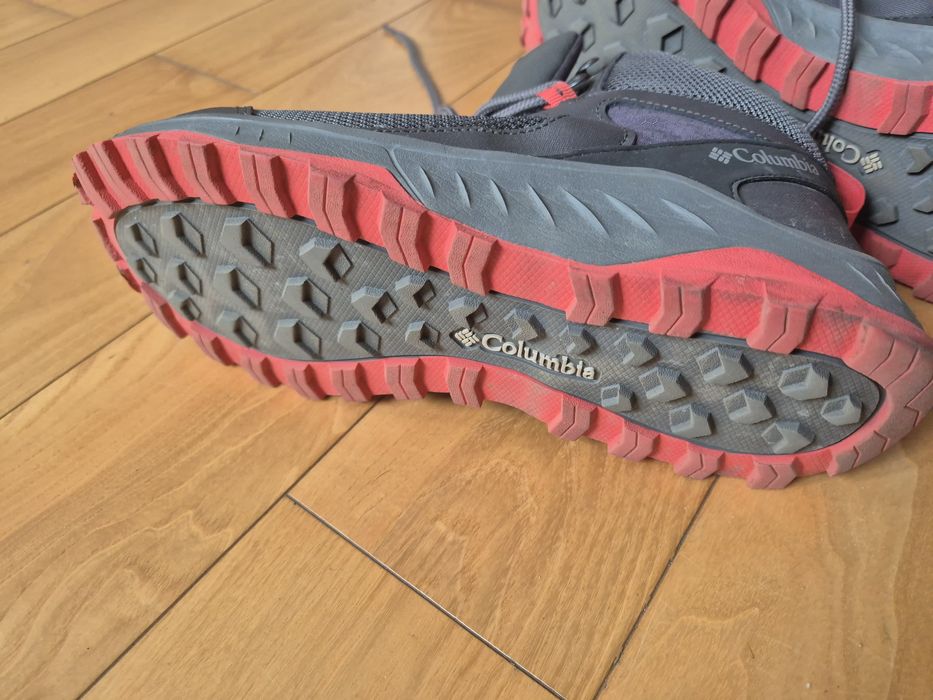Columbia – Trailstorm Ascend – Szare buty trekkingowe do kostki