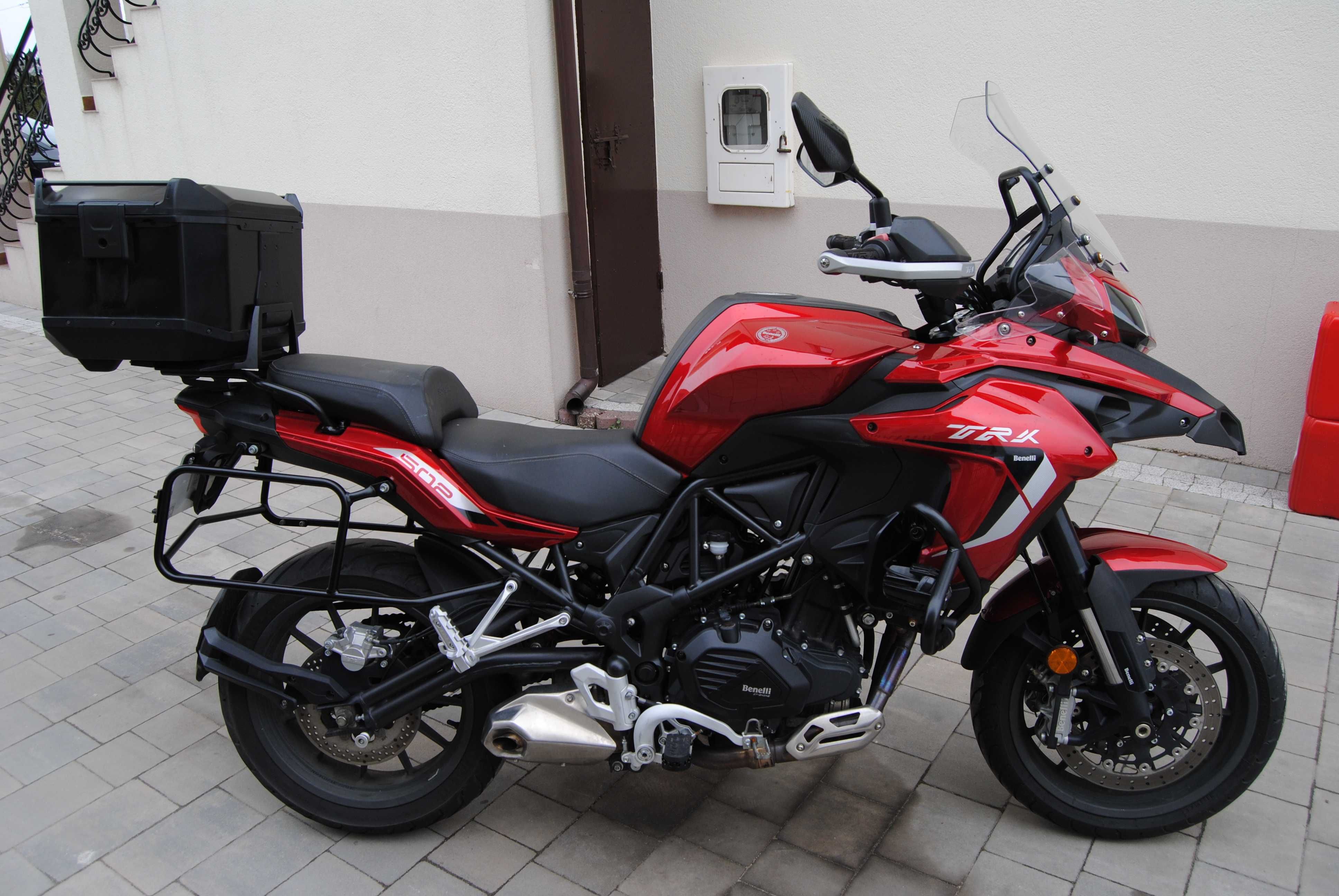 Benelli TRK 502 Kufer 2021r ABS Halogeny  5tys km