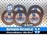 400 sztuk Tarcza do cięcia metalu 125x1,0mm tarcza do METALU 125mm