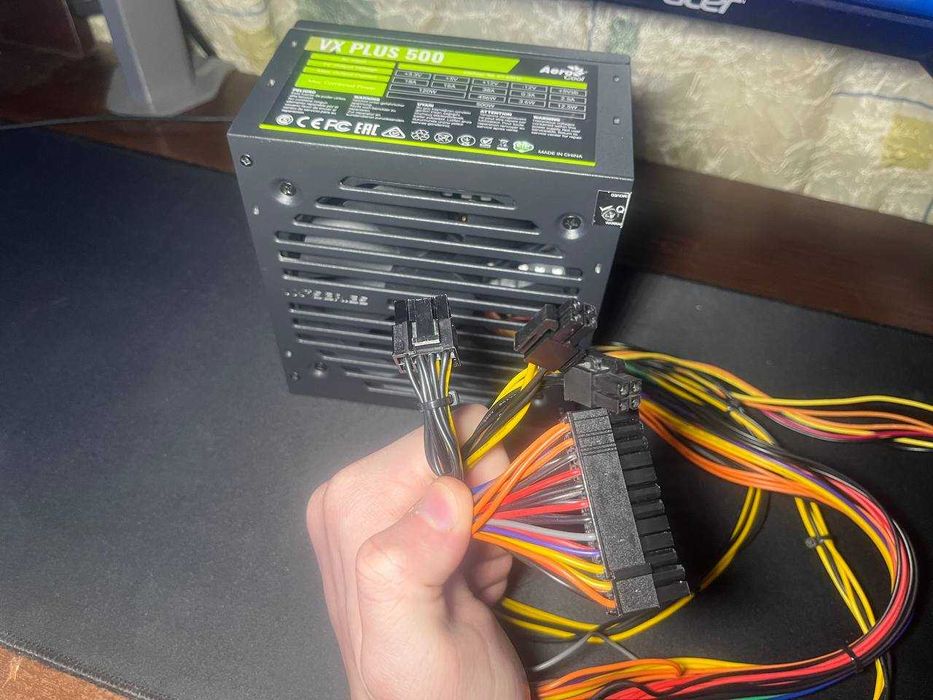Блок питания Aerocool 500W Aerocool VX Plus 500 500 Ват Блок живлення