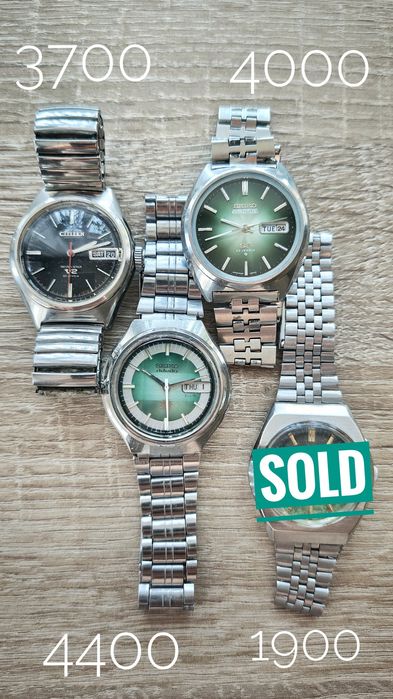 Розпродаж колекції вінтажних японських годинників 60-80x