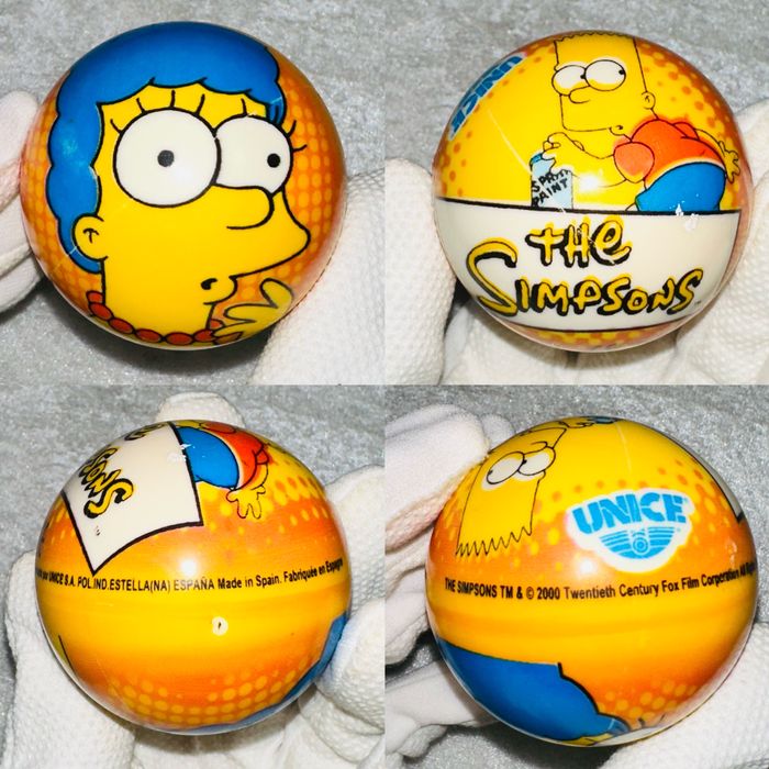 Колекційні раритетні гумові кульки UNICE The Simpsons Сімпсони 2000s