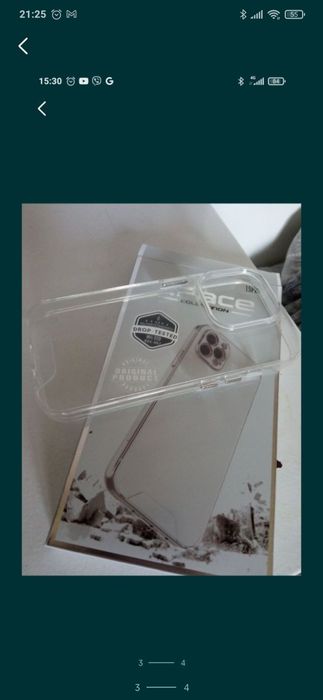 На Айфон 15 про чохол прозорий силіконовий в коробці новий