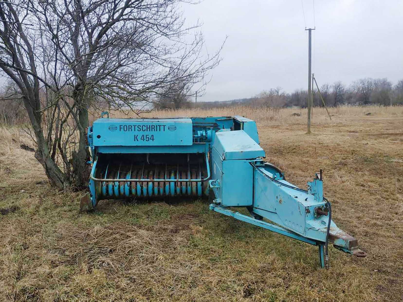 Тюковальня для сена/соломы. Пресс подборщик тюковой  FORTSCHRITT K454
