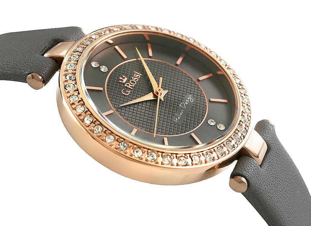 zegarek damski g.rossi 10995a2-1b3 + box