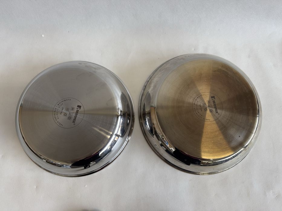 Bergner zestaw patelnia patelnia 24 cm 26 cm indukcja odpinana rączka