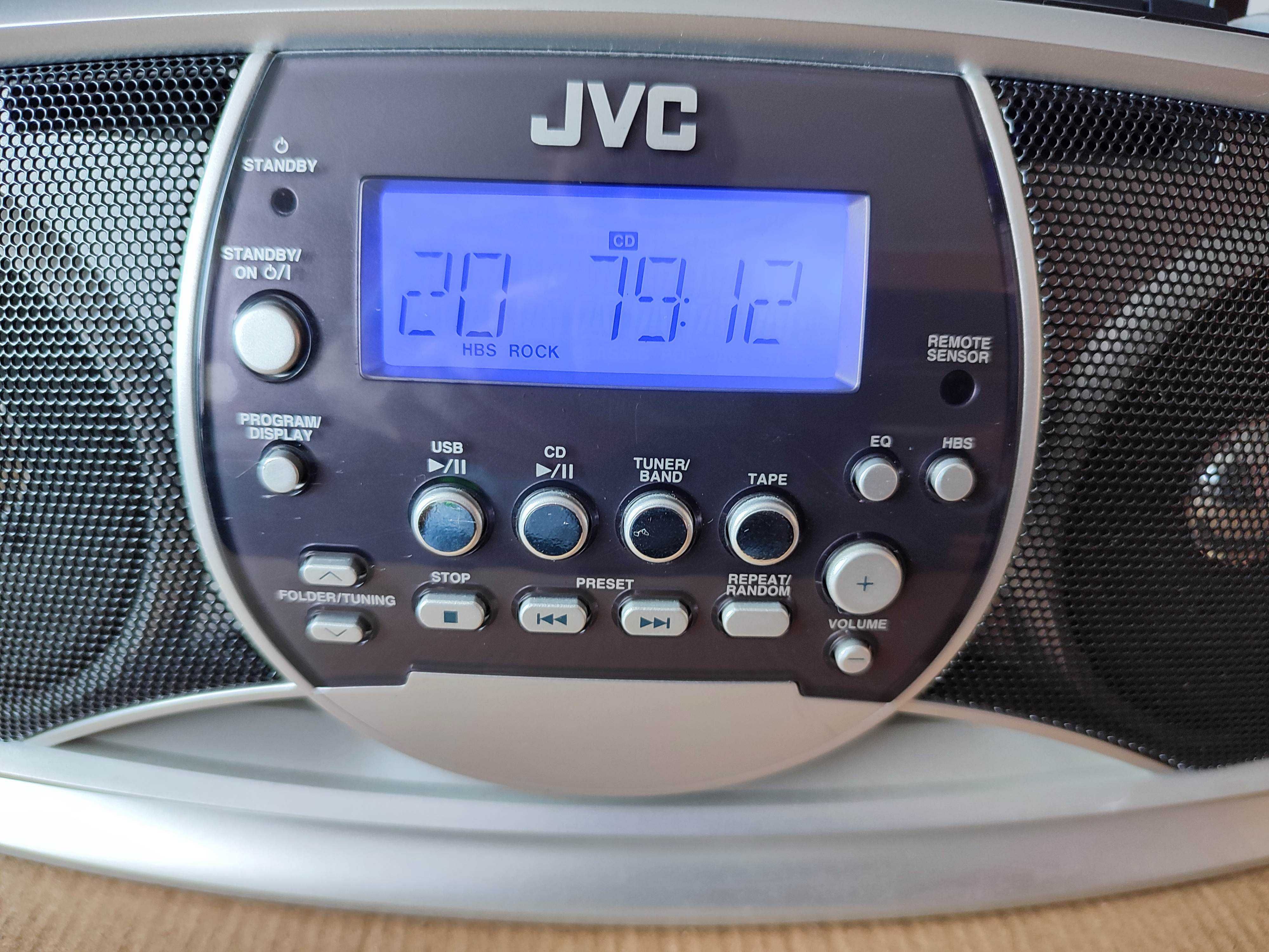 Radiomagnetofon JVC RC-EZ36S.