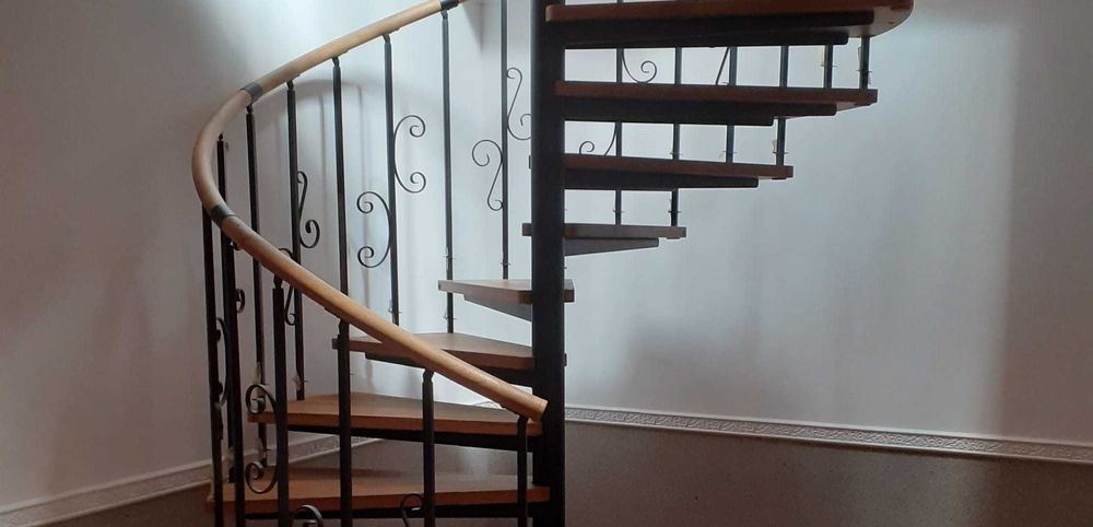 Schody Kręcone Spiralne DUDA Model OSLO KUTE 110 cm