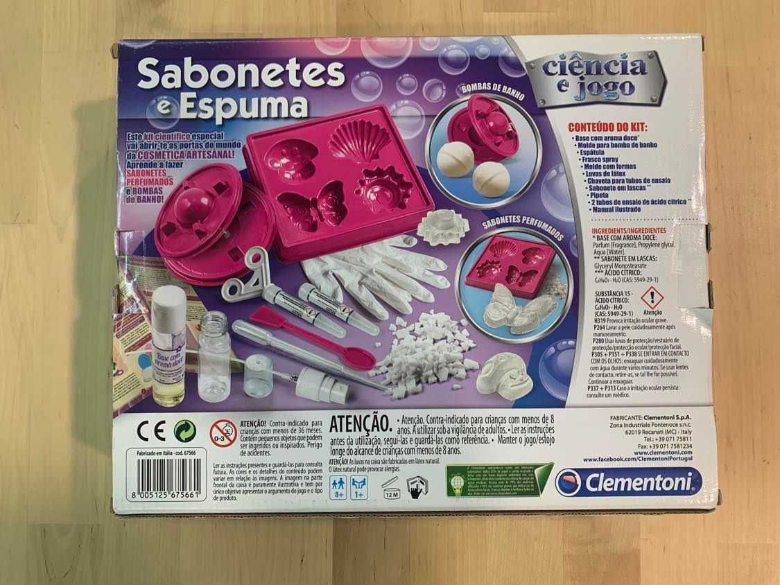 Sabonetes e Espuma da Clementoni