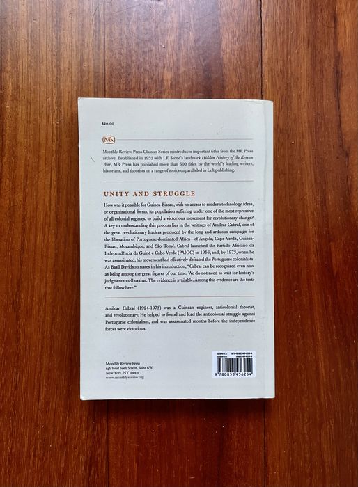 Amílcar Cabral - Unity and Struggle: Speeches and Writings