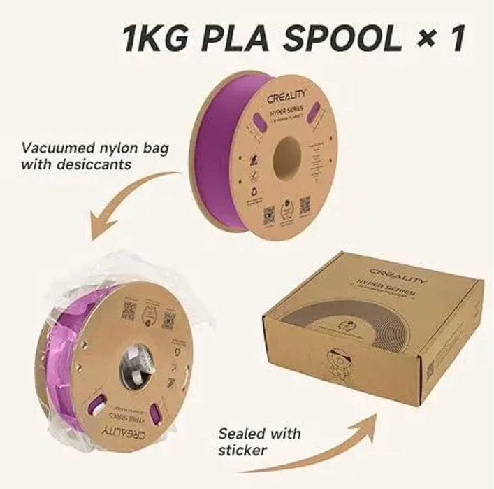 Пластик, філамент CREALITY Hyper PLA для 3D принтера 1кг