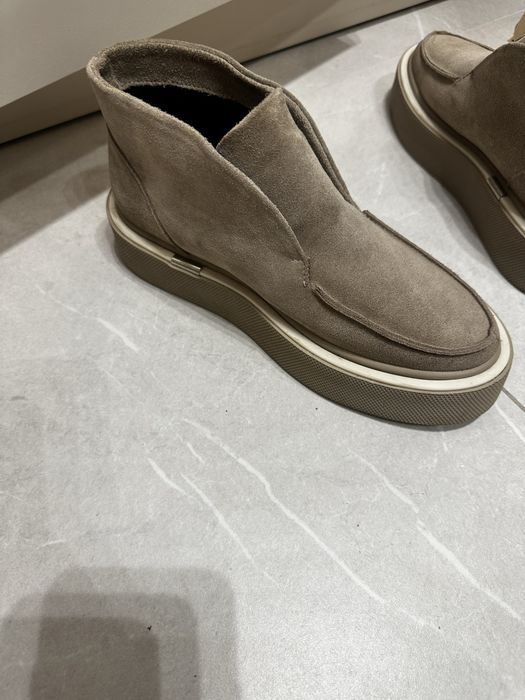 Лофери на платформі  замша