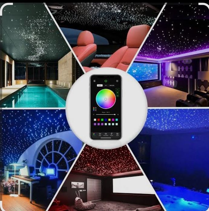 Волоконно-оптичне світло "Зоряне небо"