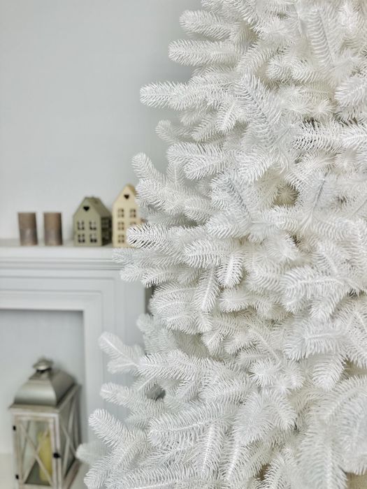 Лита ялинка Жозефіна White Deluxe на шарнірній системі. Литая ёлка