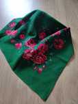 Chusta chustka tybetka góralska folk róże 75 cm