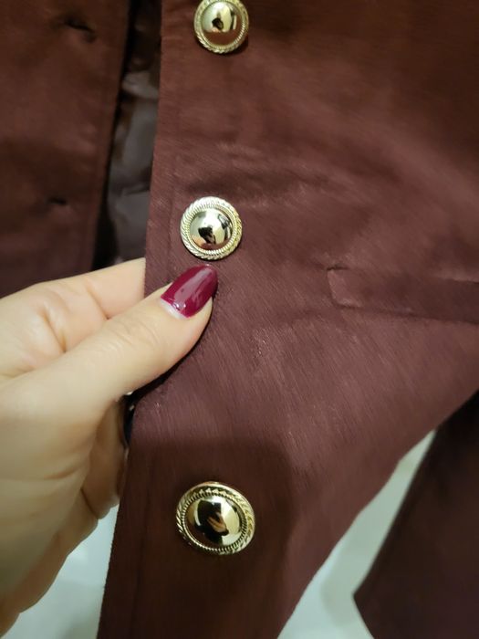 Marynarka krotka burgund r. S